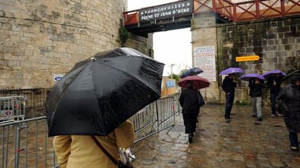 A La Rochelle, des concerts ont été annulés en raison des intempéries
 (Xavier Leoty / AFP)