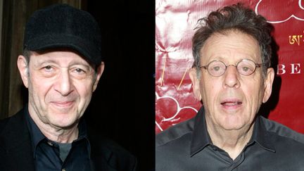 Les compositeurs Steve Reich et Philip Glass enterrent la hache de guerre pour trois soirées à New York en septembre 2014.
 (J.Grassi/Patrick McMullan/Sipa - Bertil Ericson/AFP)