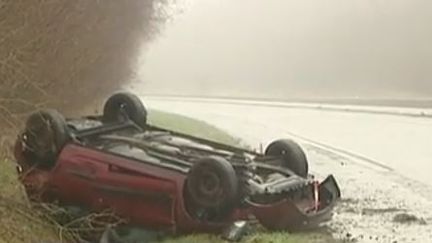 Pluies verglaçantes : de nombreux accidents sur les routes