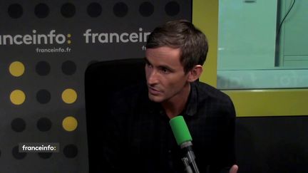 Pierre Jacquemain, rédacteur en chef de la revue Regards, invité de franceinfo mardi 21 août. (RADIO FRANCE)