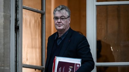 Jean-Paul Delevoye arrive à Matignon (Paris), le 1er décembre 2019. (PHILIPPE LOPEZ / AFP)