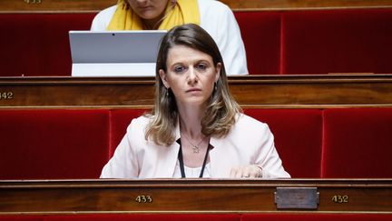 La députée La République en marche Laurianne Rossi, le 25 juillet 2017, lors d'une séance à l'Assemblée nationale. (MAXPPP)