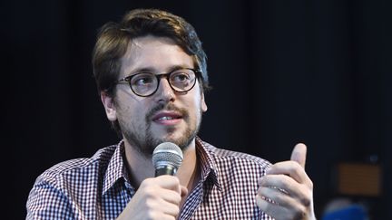 Le président des Jeunes Socialistes, le 11 septembre 2016 à La Rochelle. (XAVIER LEOTY / AFP)