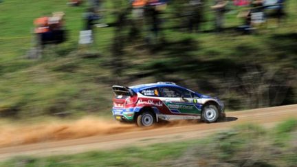 Jari-Matti Latvala au volant de sa Ford Fiesta