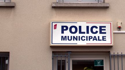 Le poste de la police municipale de Villejuif (Val-de-Marne) le jour de son inauguration, le 16 novembre 2018. (BRUNO LEVESQUE / MAXPPP)