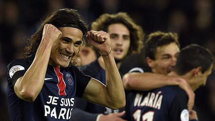 Cavani a montré la voie au PSG (FRANCK FIFE / AFP)