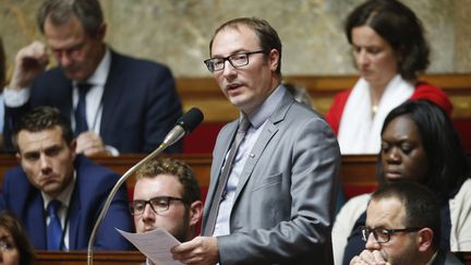 Denis Masséglia, deputé de Maine-et-Loire, à&nbsp;l'Assemblee Nationale, le 2 août 2017. (LEON TANGUY / MAXPPP)