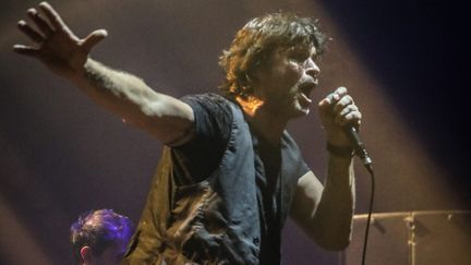 Bertrand Cantat au Zénith de Paris le 8 juin 2018
 (Frédéric Dugit / PhotoPQR / Le Parisien / MaxPPP)