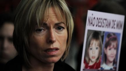 La m&egrave;re de la petite Maddie, enfant britannique disparue depuis 2007, le 10 f&eacute;vrier 2010, &agrave; Lisbonne (Portugal). (FRANCISCO LEONG / AFP)