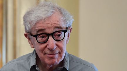 Woody Allen en 2019 à Milan.&nbsp; (MIGUEL MEDINA / AFP)