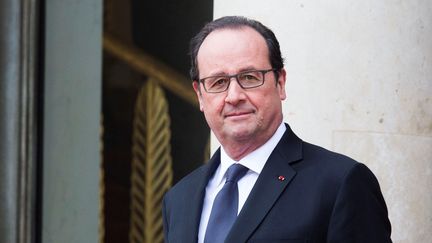 François Hollande au palais de l'Elysée, à Paris, le 3 juin 2016. (GEOFFROY VAN DER HASSELT / ANADOLU AGENCY / AFP)