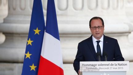 &nbsp; (François Hollande a fait un discours de 40 minutes © Reuters-Charles Platiau)