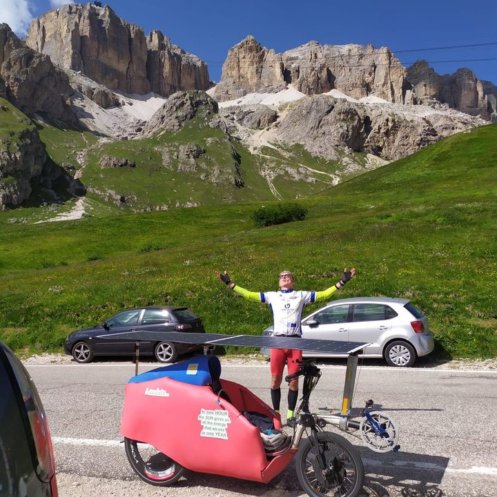 Traversée des Alpes à vélo solaire, un vrai défi! (DANIELE GONANO)