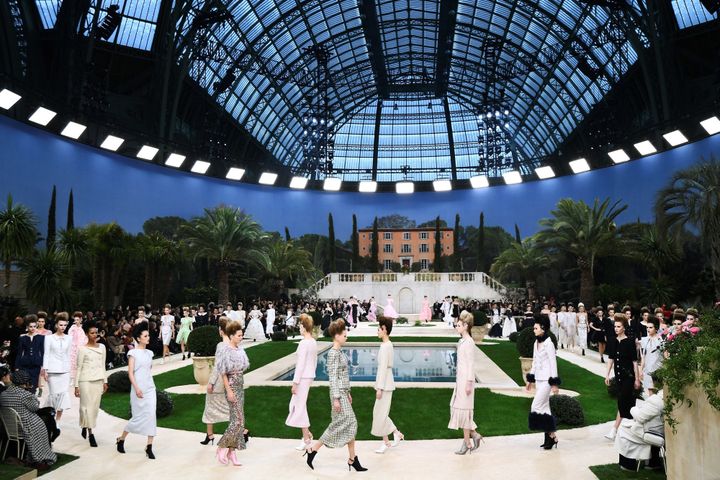 Chanel, haute couture printemps-été 2019 à Paris en janvier 2019.
 (ANNE-CHRISTINE POUJOULAT / AFP)