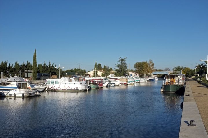 29 octobre 2016. Le port de plaisance de Bellegarde sur le canal du Rhône à Sète.&nbsp; (JEAN-MARC LALLEMAND / BELGA MAG / AFP)