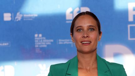 L'actrice Julie de Bona, au Festival "Film de demain" à Vierzon (Cher), le 2 juin 2022. (SYLVAIN LEFEVRE / GETTY IMAGES EUROPE)