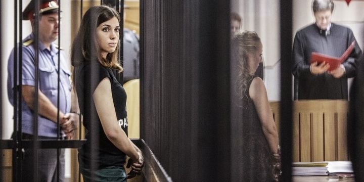 Nadezhda Tolokonnikova, l'une des Pussy Riot emprisonnées
 (ANDREY STENIN / RIA NOVOSTI)