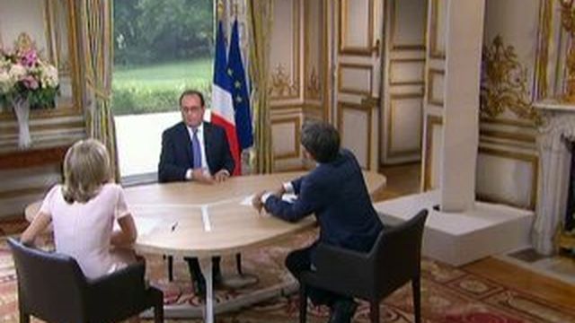 Hollande : "S'il n'y a pas de baisse du chômage, je ne serai pas candidat en 2017"