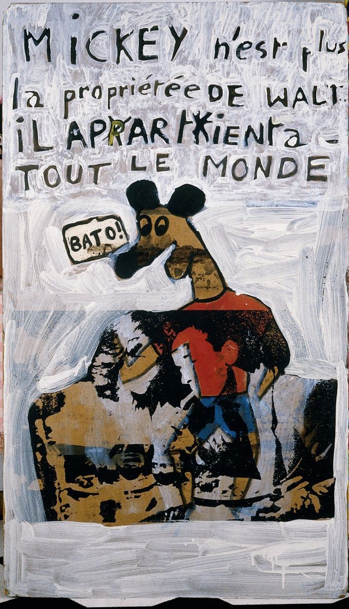 Robert COMBAS, Mickey, 1978-1979
 (Adagp, Paris, 2012)