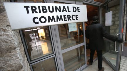 L'entrée du tribunal de commerce de Belfort le 9 décembre 2014 (illustration). (/NCY / MAXPPP)