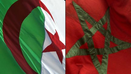 Le Maroc et l'Algérie, voisins mais rivaux dans la dossier du Sahara occidental. (RYAD KRAMDI,FADEL SENNA / AFP)