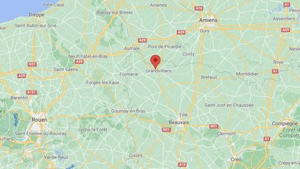 Le policier s'est mortellement blessé à Sarnois, dans l'Oise, lundi 20 décembre. (CAPTURE D'ECRAN GOOGLE MAPS)