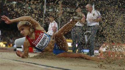 Darya Klishina pourra finalement participer aux JO de Rio (ADRIAN DENNIS / AFP)