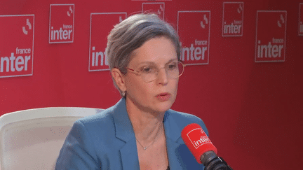 Sandrine Rousseau, députée écologiste de Paris, invitée de France Inter, le 26 septembre 2024. (FRANCE INTER / RADIO FRANCE)