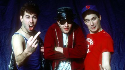 Adam Yauch (MCA), Michael Diamond (Mike-D) et Adam Horowitz (Ad-Rock), alias les Beastie Boys. (RON WOLFSON / MAXPPP)