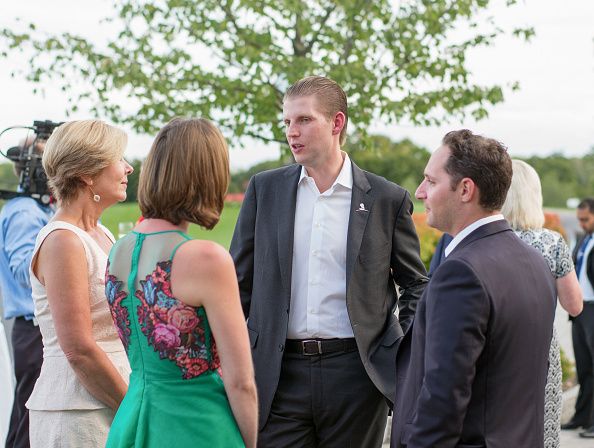 Eric Trump, lors du 9e tournoi de golf organisé par sa fondation à Westchester (Etats-Unis), le 21 septembre 2015. (GETTY IMAGES)