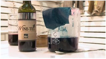 Quand le vin colore le jean de la marque &quot;Wine-Tex&quot;
 (DR )