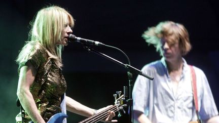 Kim Gordon et Thurston Moore de Sonic Youth, c&#039;est fini. Ici en octobre 2010 au Texas.
 (Jack Plunkett/FRE/AP/SIPA)