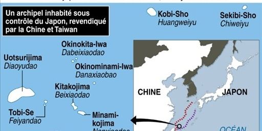 Carte des ilôts contestés (AFP/infographie)