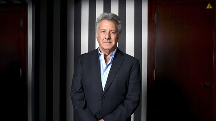 L'acteur américain Dustin Hoffman lors d'une séance photo au Royal Monceau à Paris, le 25 mars 2013. (JEROME MARS/JDD/SIPA)