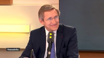 Martin Vial, commissaire aux participations de l'Etat, le 19 décembre 2017 sur franceinfo. (RADIO FRANCE / CAPTURE D'ÉCRAN)