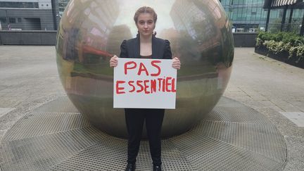 Danseuse et chorégraphe, Mélanie Dufrier est considérée, à l'instar du monde du spectacle, comme "pas essentielle" pour l'exécutif. 