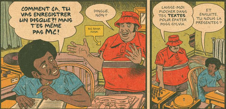 Big Bank Hank de Surgahill Gang dans "Hip Hop Family Tree" (Tome 1).
 (Ed Piskor)