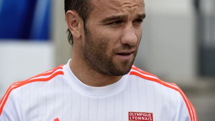 Le footballeur de l'Olympique lyonnais Mathieu Valbuena, le 13 ao&ucirc;t 2015 &agrave; Lyon. (PHILIPPE DESMAZES / AFP)