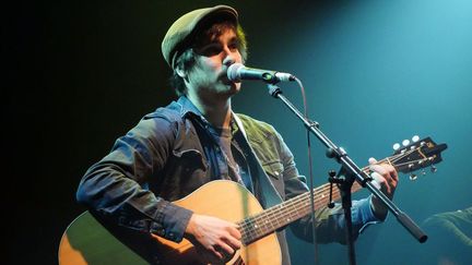 Gauvain Sers sur la scène des Inouïs du Printemps de Bourges, le 21 avril.
 (Maxime Lecerf, Printemps de Bourges)