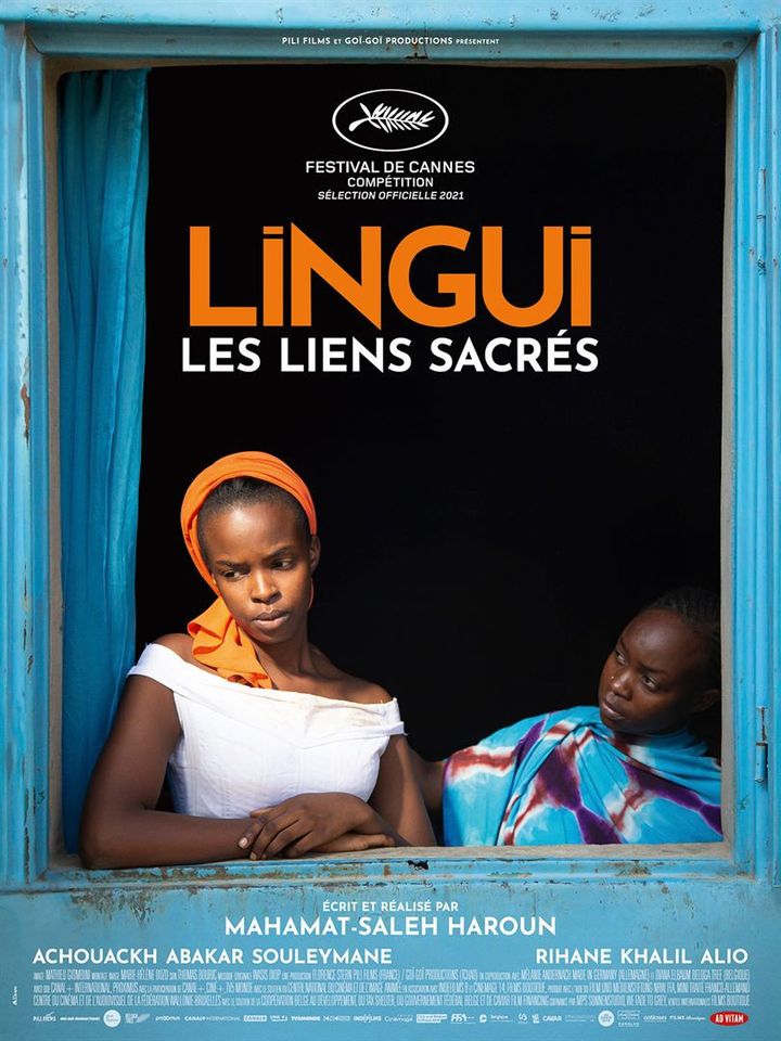 L'affiche de "Lingui, les liens sacrés" de&nbsp;Mahamat-Saleh Haroun (2021). (AD VITAM)