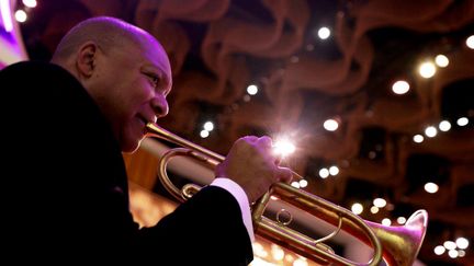 Wynton Marsalis au Lincoln Center à New York, le 13 avril 2022. (MICHAEL LOCCISANO / GETTY IMAGES NORTH AMERICA)