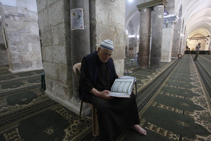 La Grande mosquée de Naplouse en Cisjordanie, 26 mai 2020 (NEDAL ESHTAYAH / ANADOLU AGENCY)