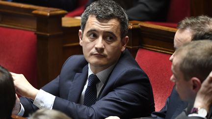 Le ministre français de l'Action publique et des Comptes, Gérald Darmanin, à l'Assemblée nationale à Paris, le 10 avril 2018. (BERTRAND GUAY / AFP)