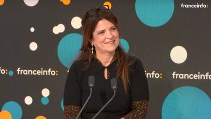 L'artiste Agnès Jaoui, le 20 septembre 2024 sur franceinfo. (FRANCEINFO / RADIO FRANCE)