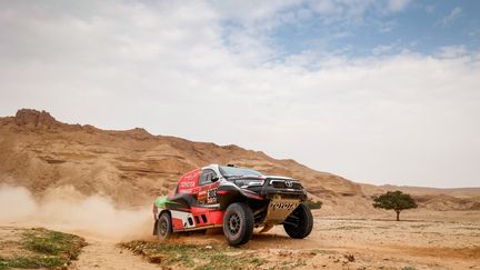 Yazeed Al-Rajhi signe une première victoire sur le Dakar depuis 2015. (FREDERIC LE FLOC H / DPPI MEDIA)