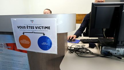 Dans un commissariat de police du 12e arrondissement de Marseille, le 5 janvier 2023. (NICOLAS VALLAURI / MAXPPP)