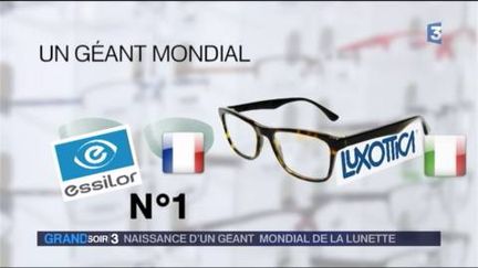 Essilor fusionne avec Luxottica (FRANCE 3)