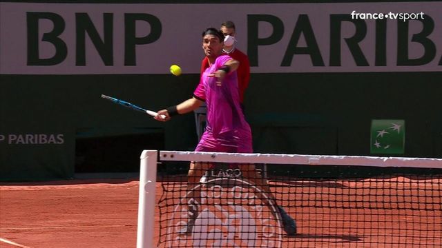 1er tour : Fognini est de retour, l'Italien remporte le premier set