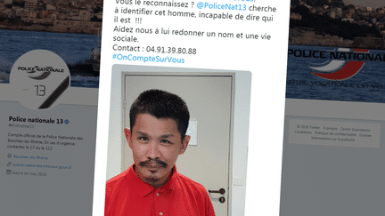 L'appel à témoin concernant "Monsieur 13 août" diffusé jeudi 18 octobre 2018 par la police sur Twitter. (POLICE NATIONALE / TWITTER)