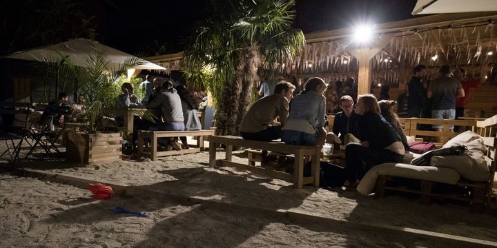 La Guingette des Grandes serres à Pantin (août 2018)
 (Thomas Samson / AFP)